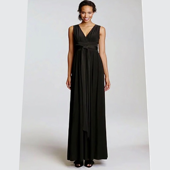 Max And Cleo Mellisa Elegant Black Formal Evening Gown. Maxi-Dress - Picture 1 of 16